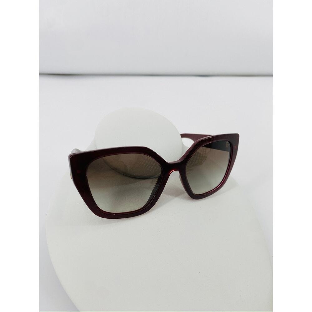 Prada Burgundy Acetate Sunglasses - Picture 2 of 9
